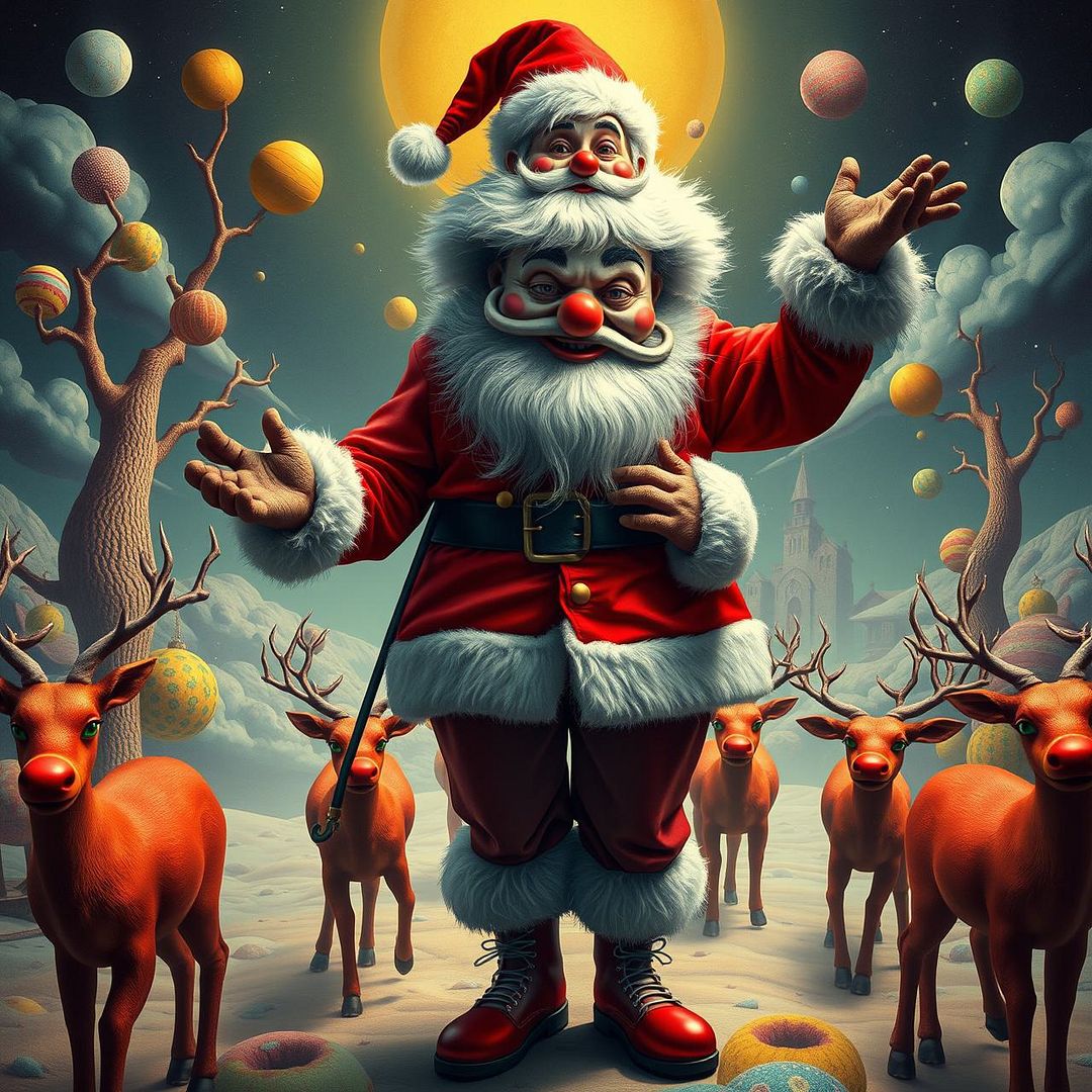 Clown Santa 🧑‍🎄 Santa