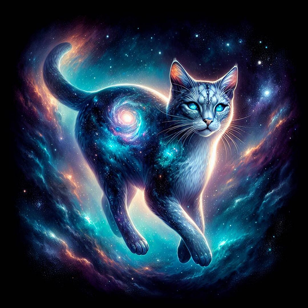 a space cat...