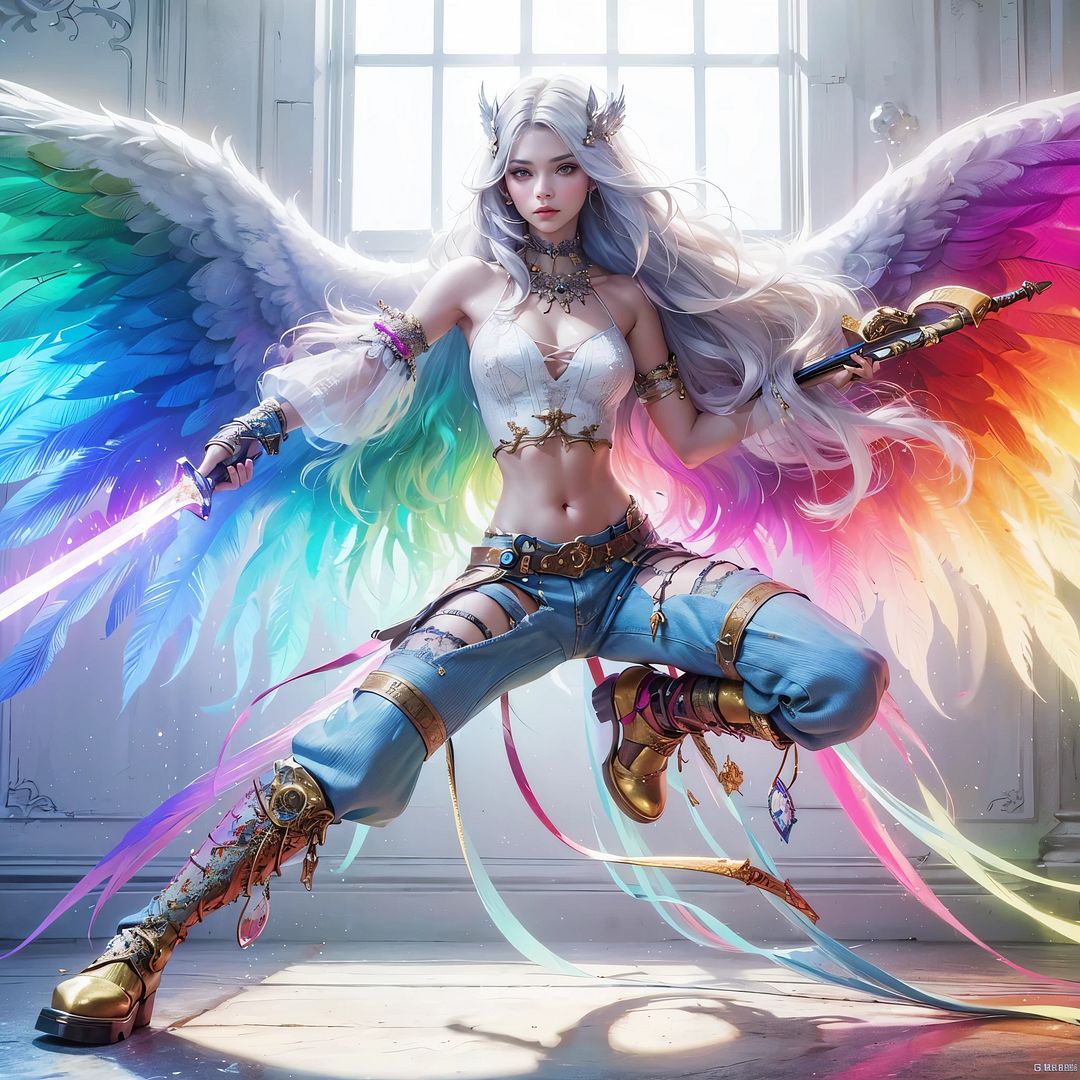 rainbow angel