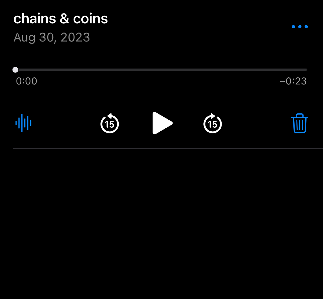 chains & coins