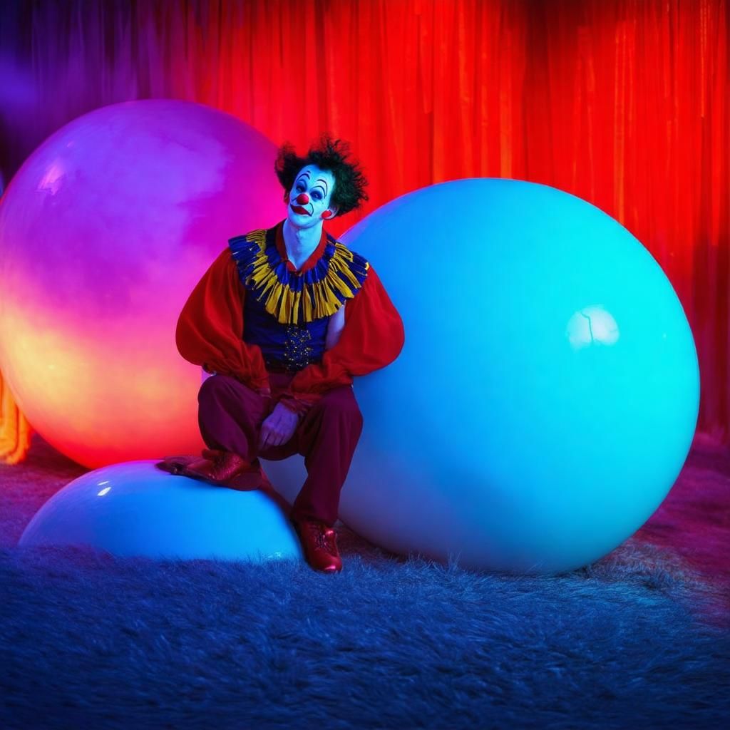 clown and balloons 2