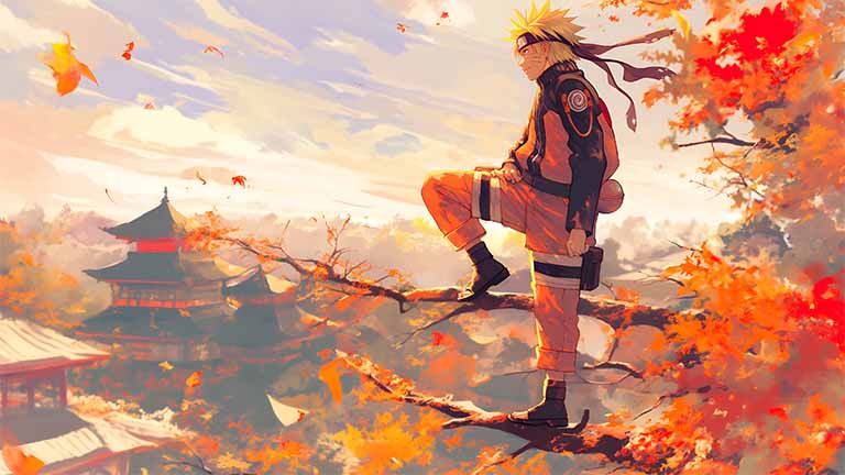 naruto-on-tree-branch-scenic-autumn