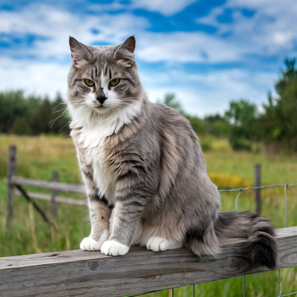 a-photo-of-a-gray-tabby-cat-with-a-white-chest-and-b1gS9da5R-WuOjMTTLiKwg-_8rg0SwyReycMITCytzKRw