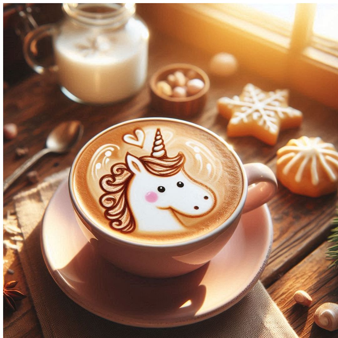 Unicorn latte