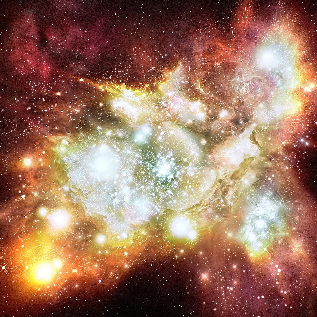 Lynx Arc Star-Formation Region (Illustration)