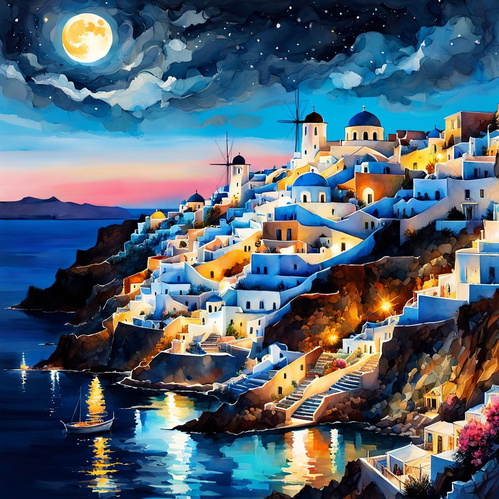 Night of Santorini