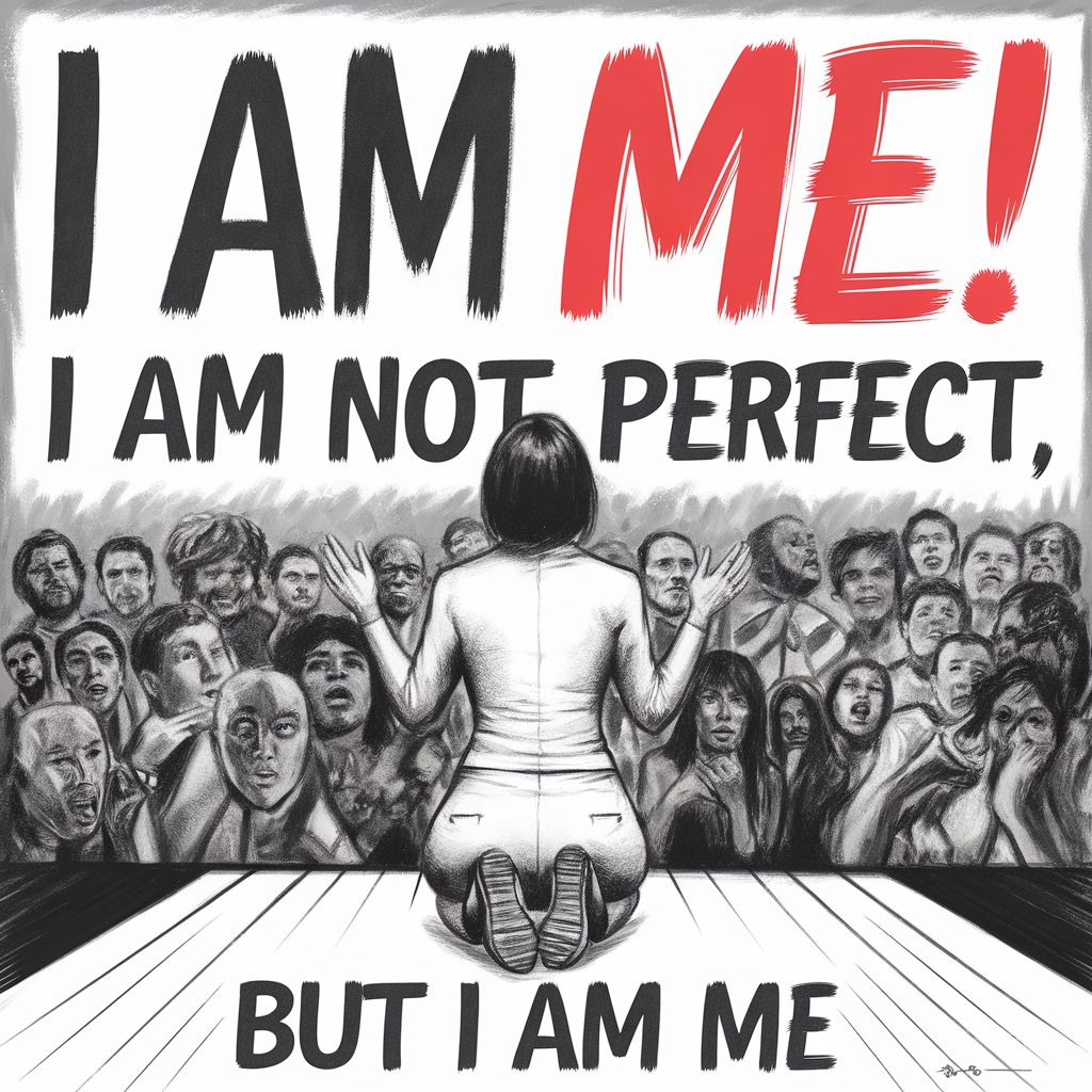 I AM ME! I AM NOT PERFECT BUT I AM ME