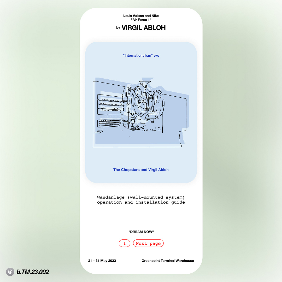 virgil abloh exhibition installation guide cover