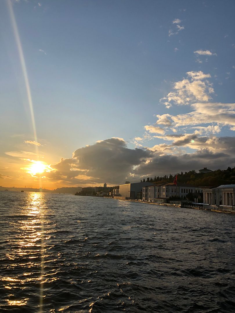 Sunset over the Bosphorus