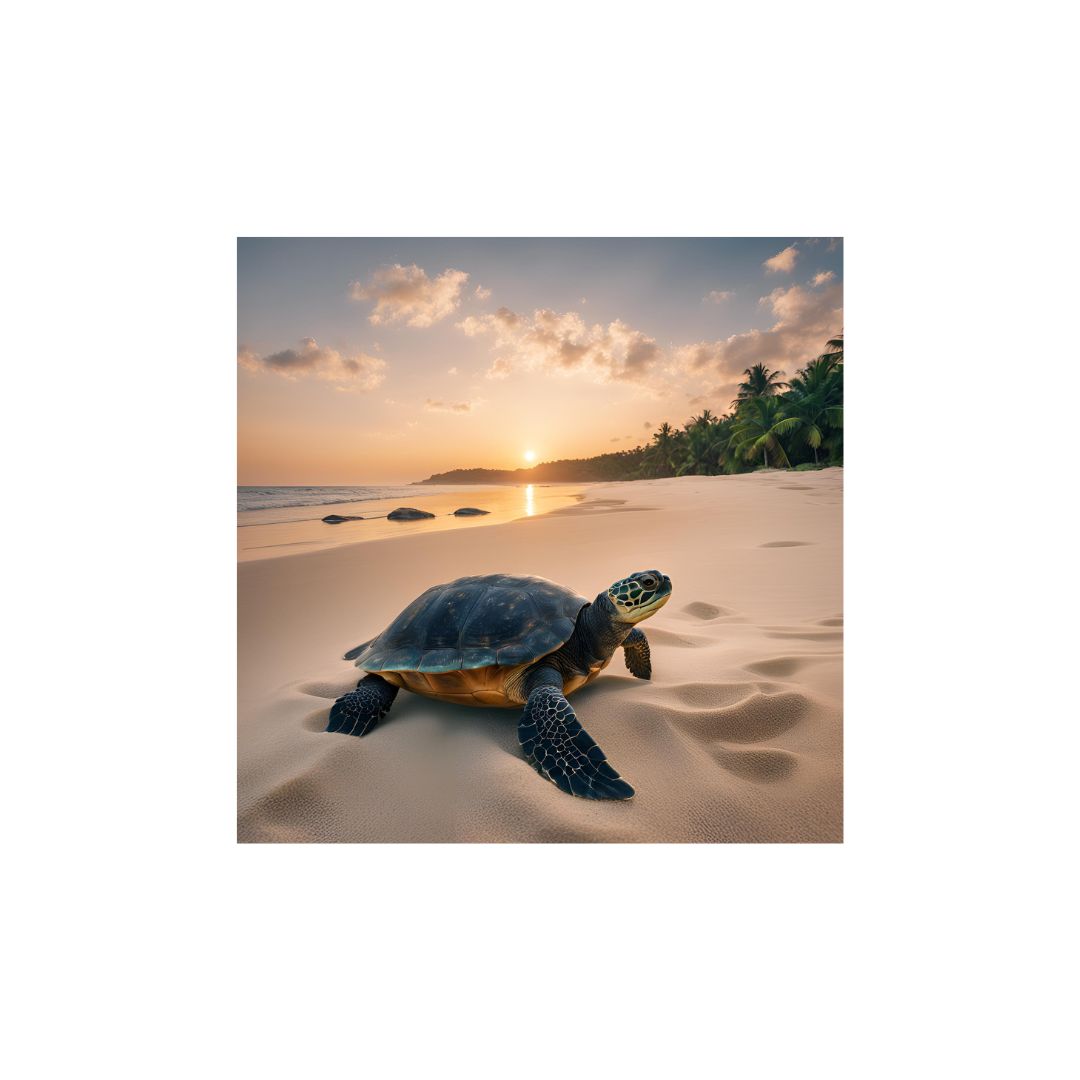 Turtle on the beach