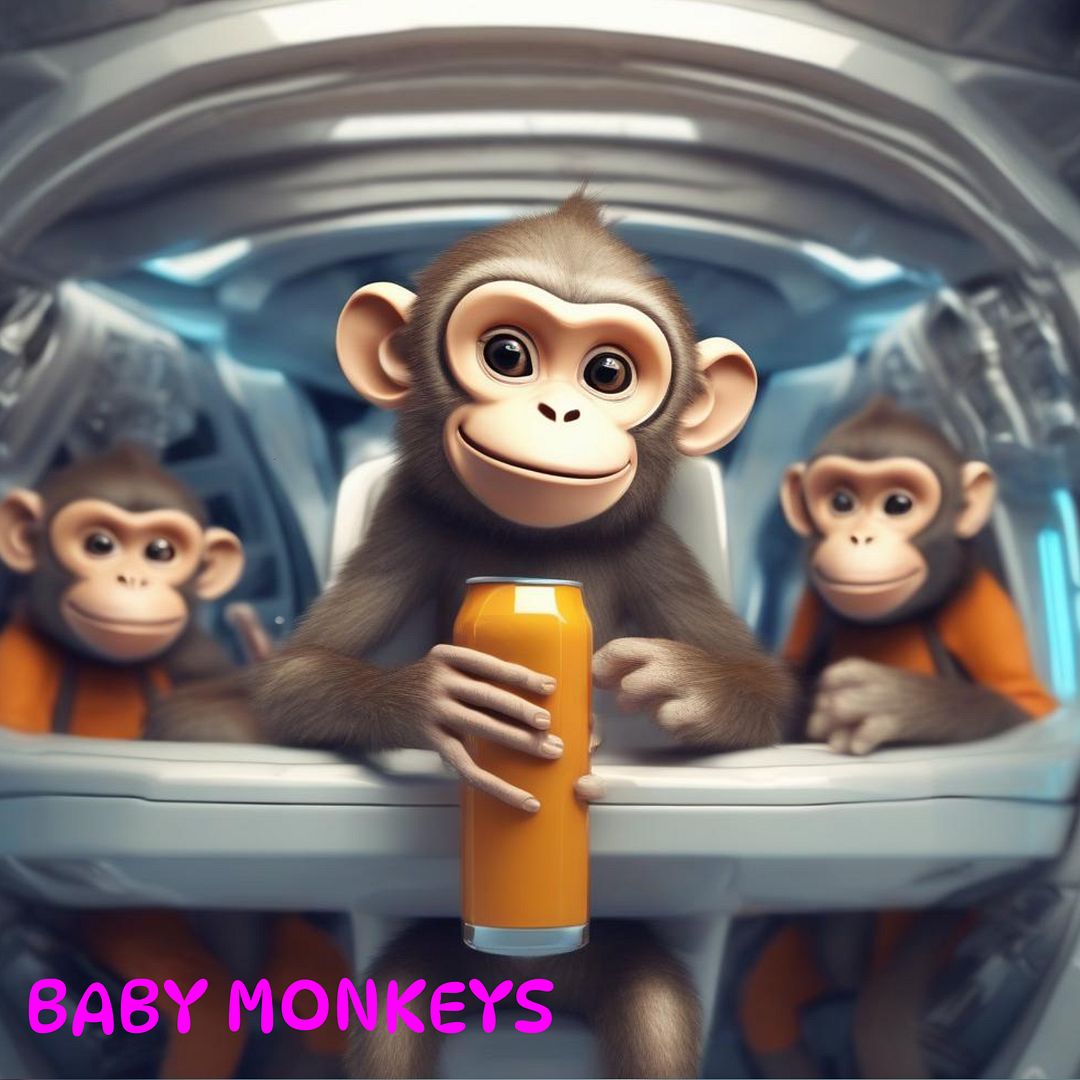 Baby Monkeys on Spaceship