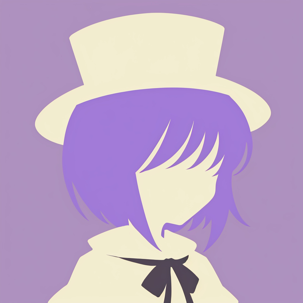 Degen top hat + kawaii girl