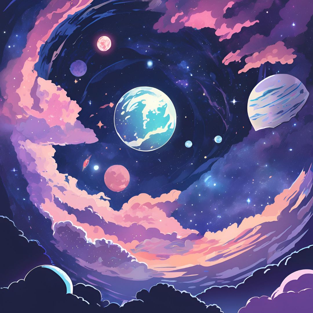 planets in clouds