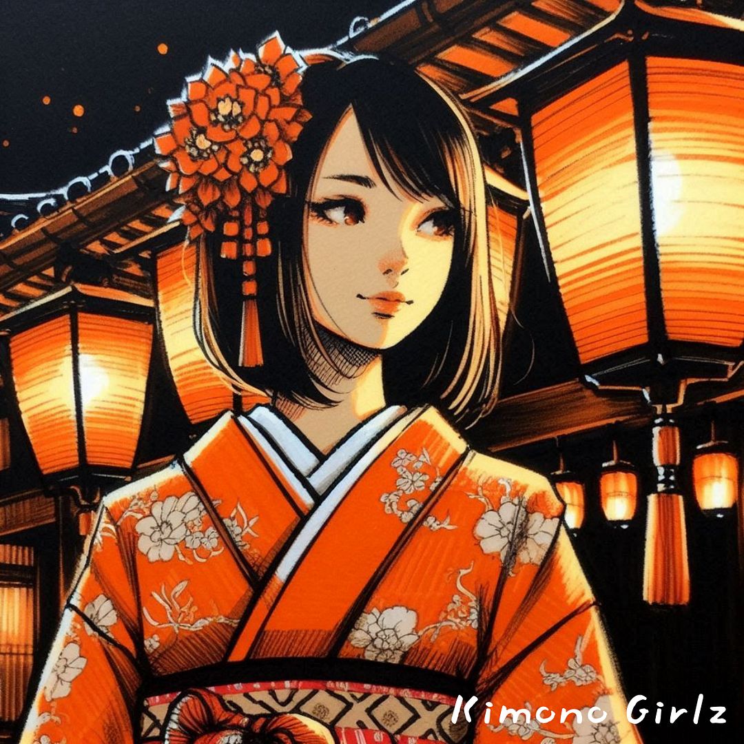 Kimono Girlz (Orange Kimo)