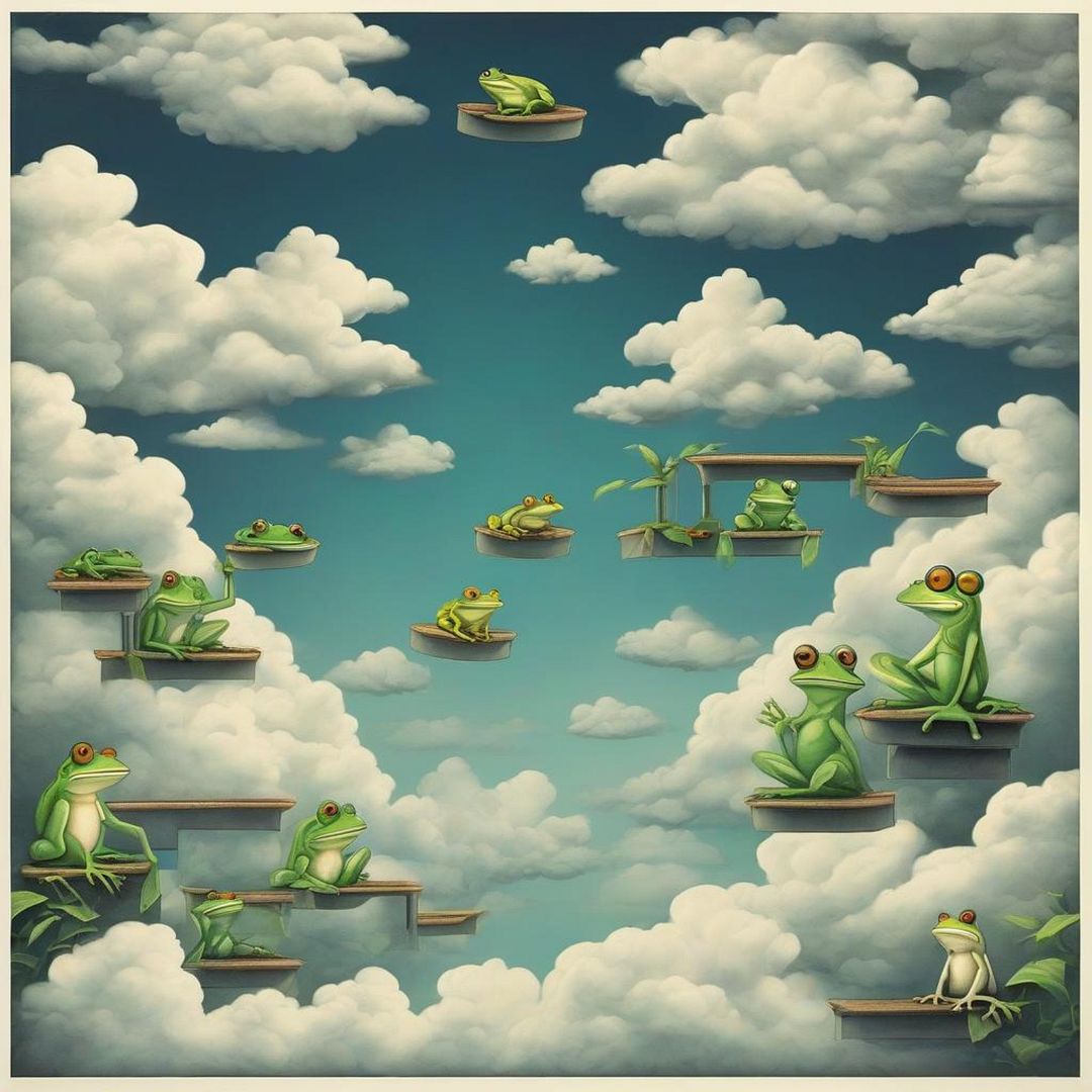 Imagination of the Frog heaven