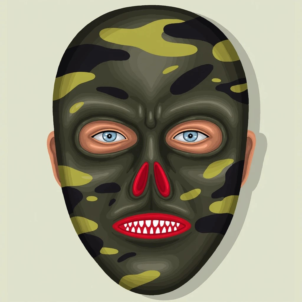 surreal safari mask