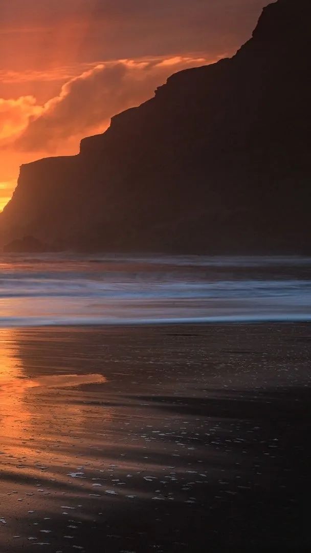 Sunset on the beach🇮🇸🍂