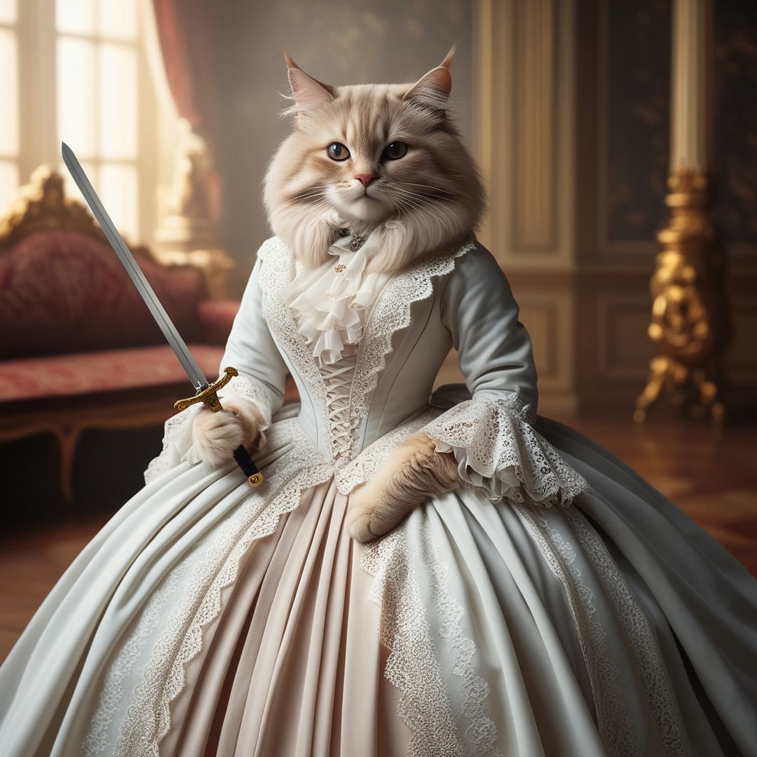 elegant adult cat