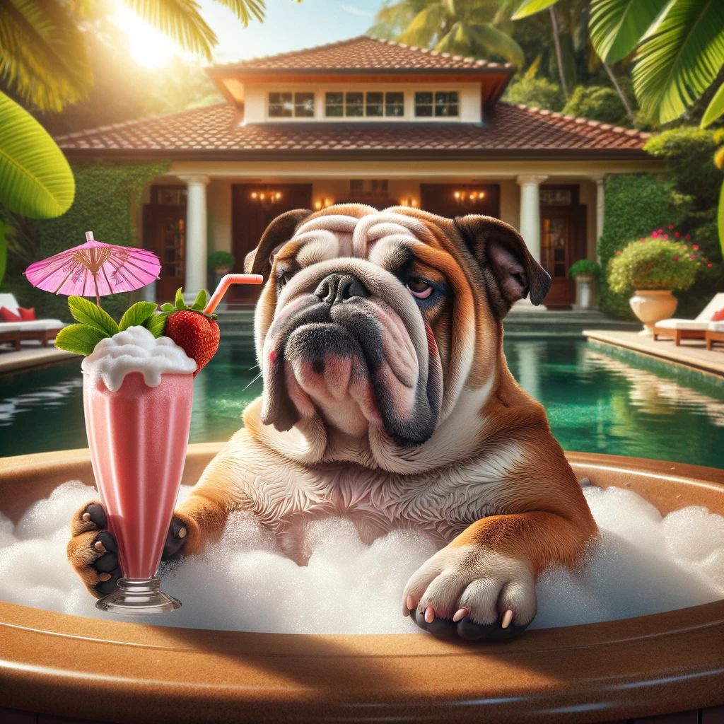 dog-in-pool