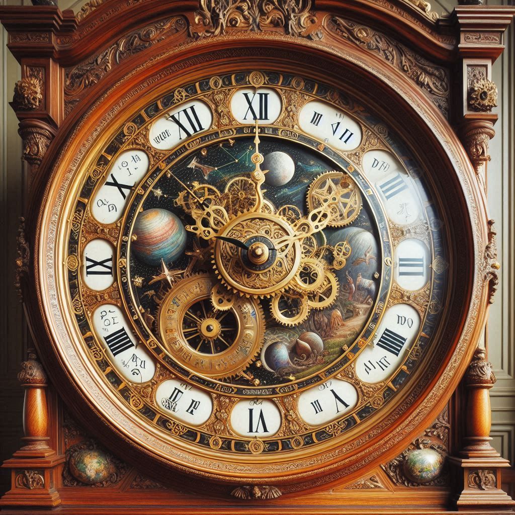 antique grandfather clock