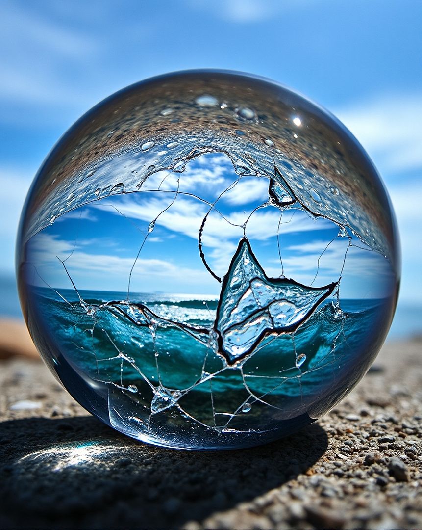 the sea in the marbles