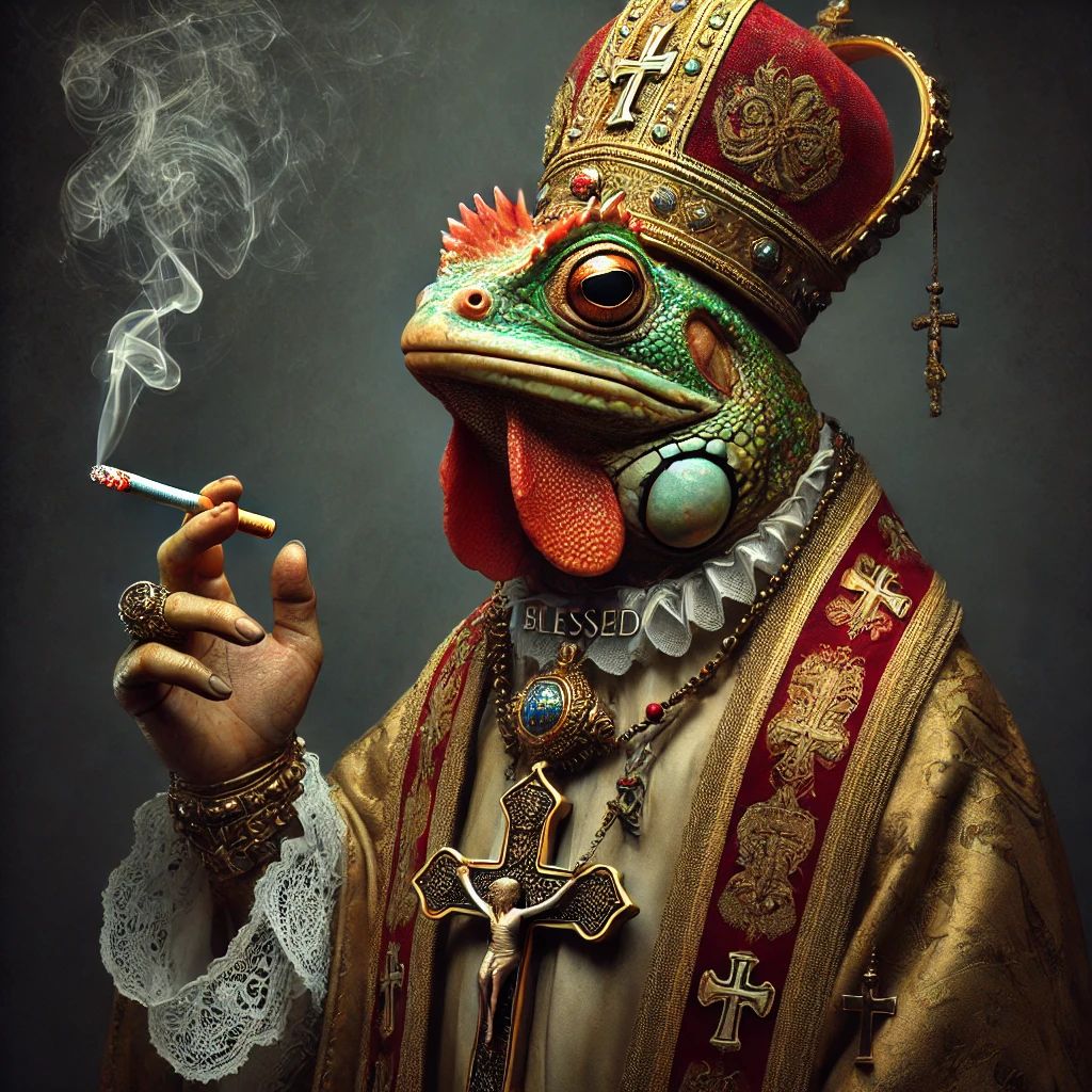 Enjoy Blessed Smoking Chicken Frog # 2