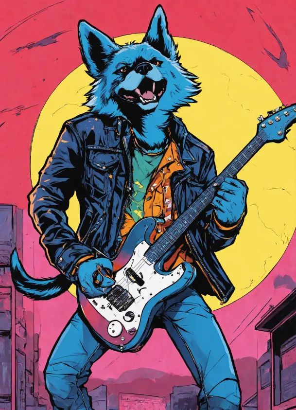 Dog Rockstar