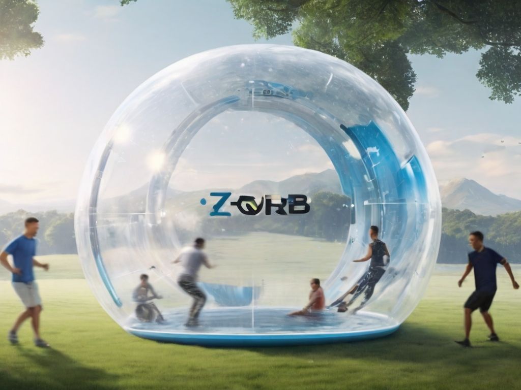 Zorb in Ball of Human