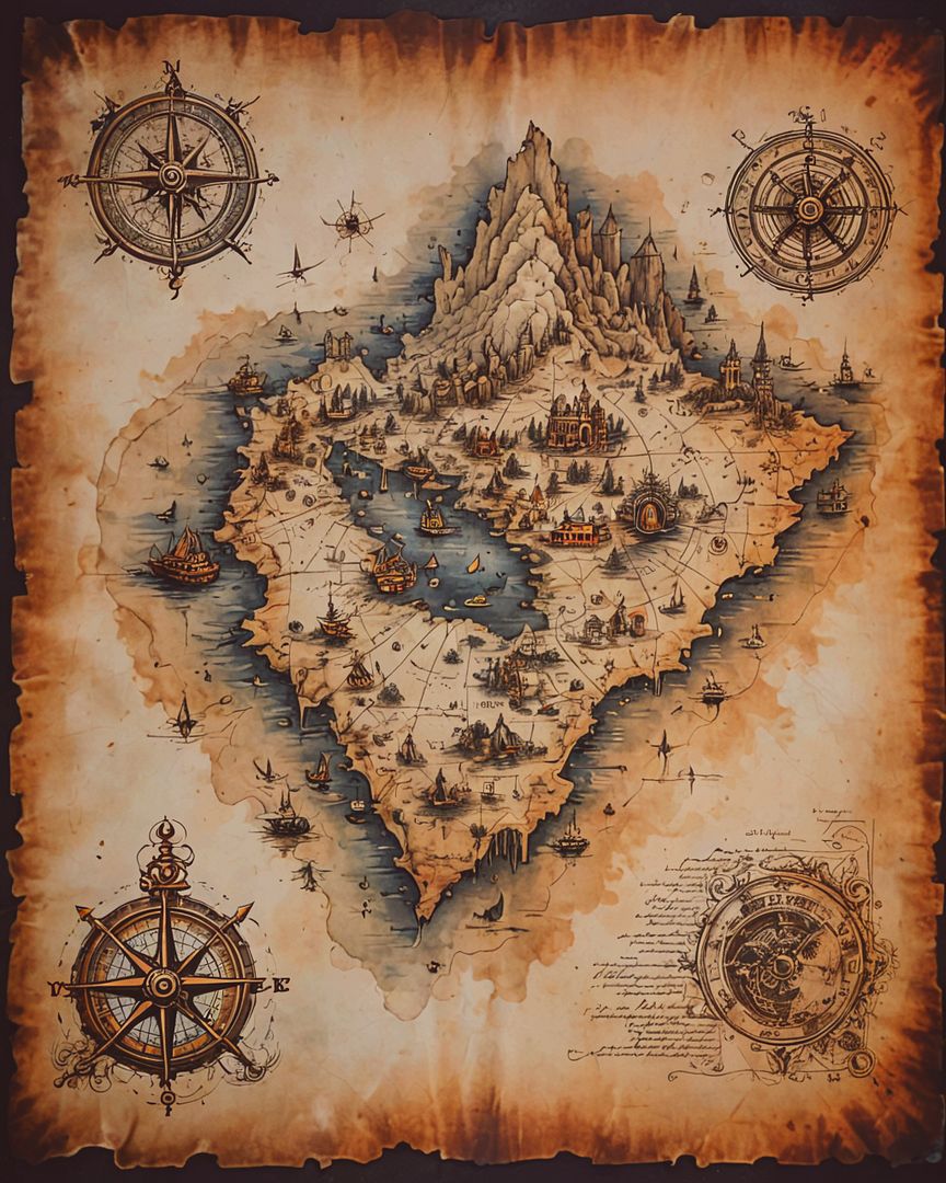 pirate map