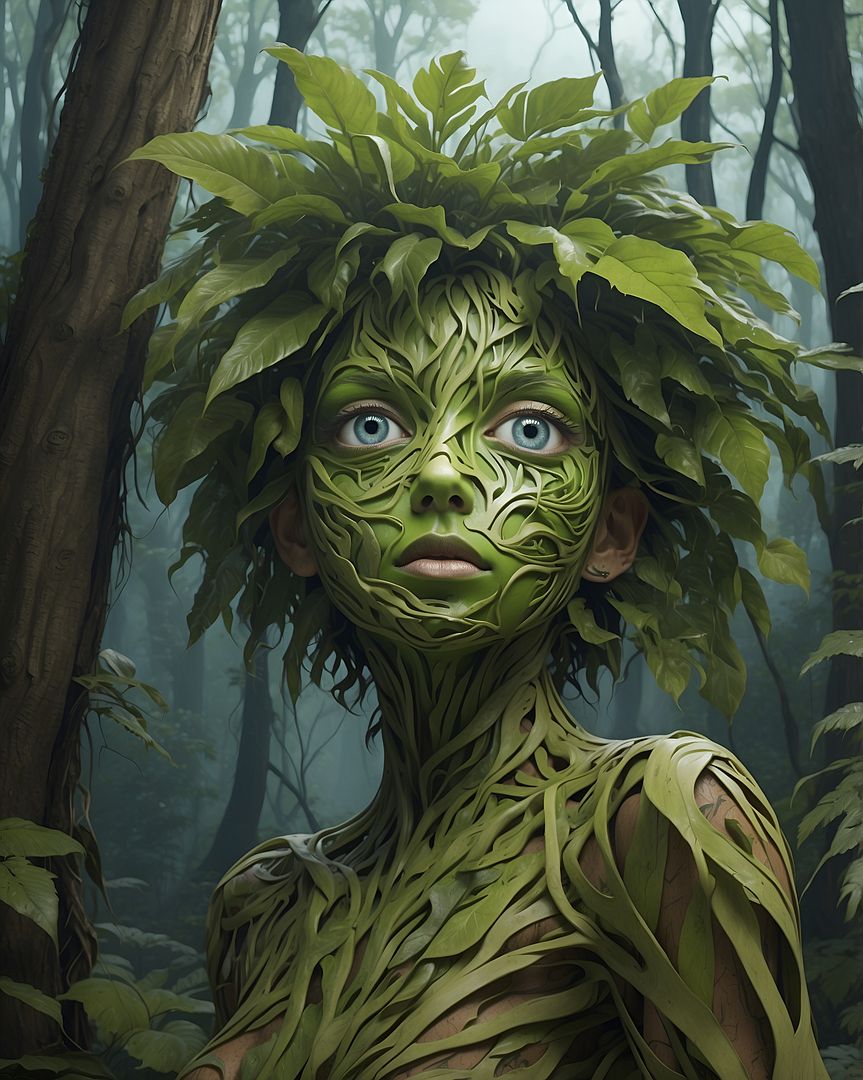 (non human) humanoid plant