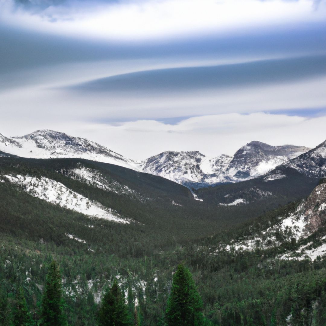 A mountain landscape