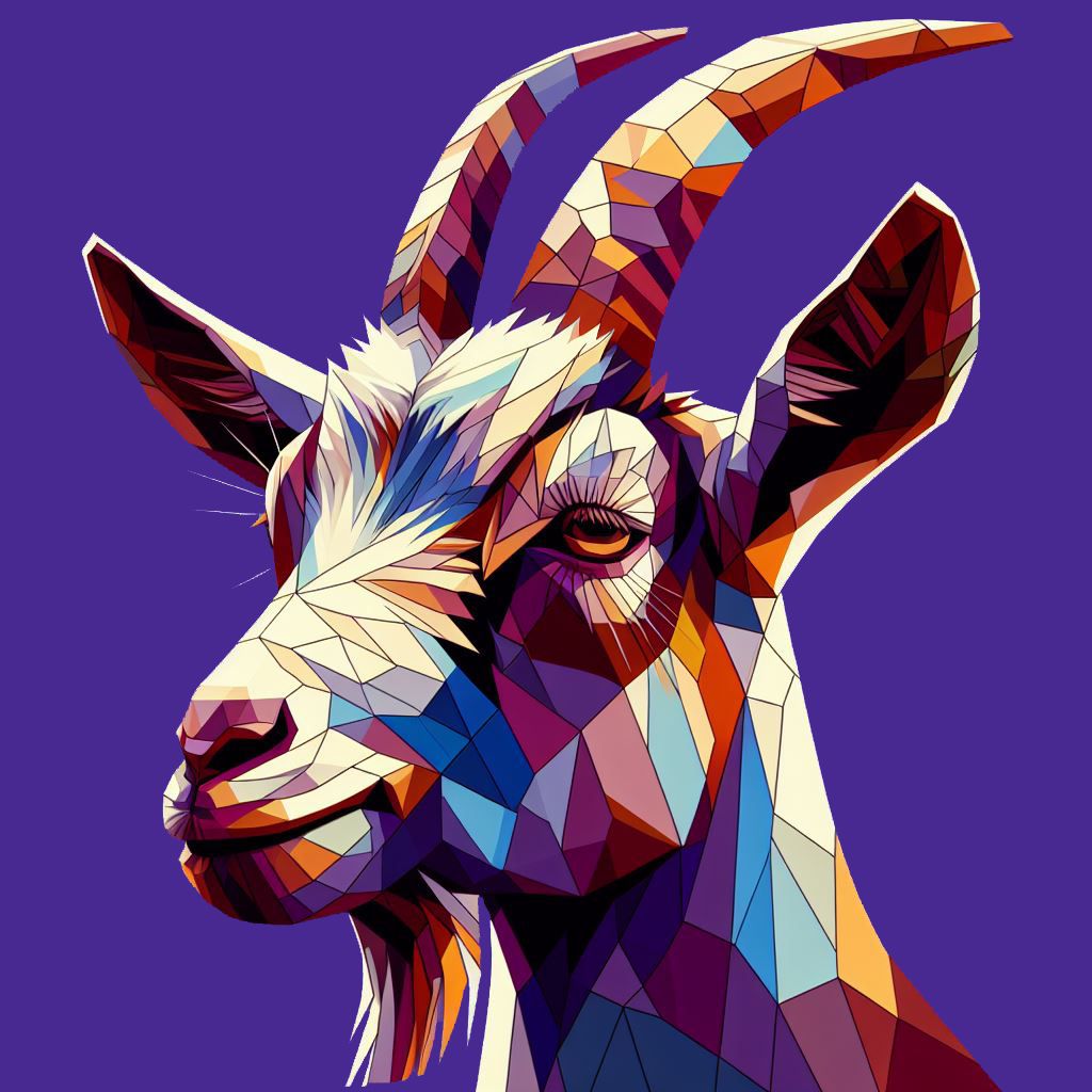 Colorful Goat