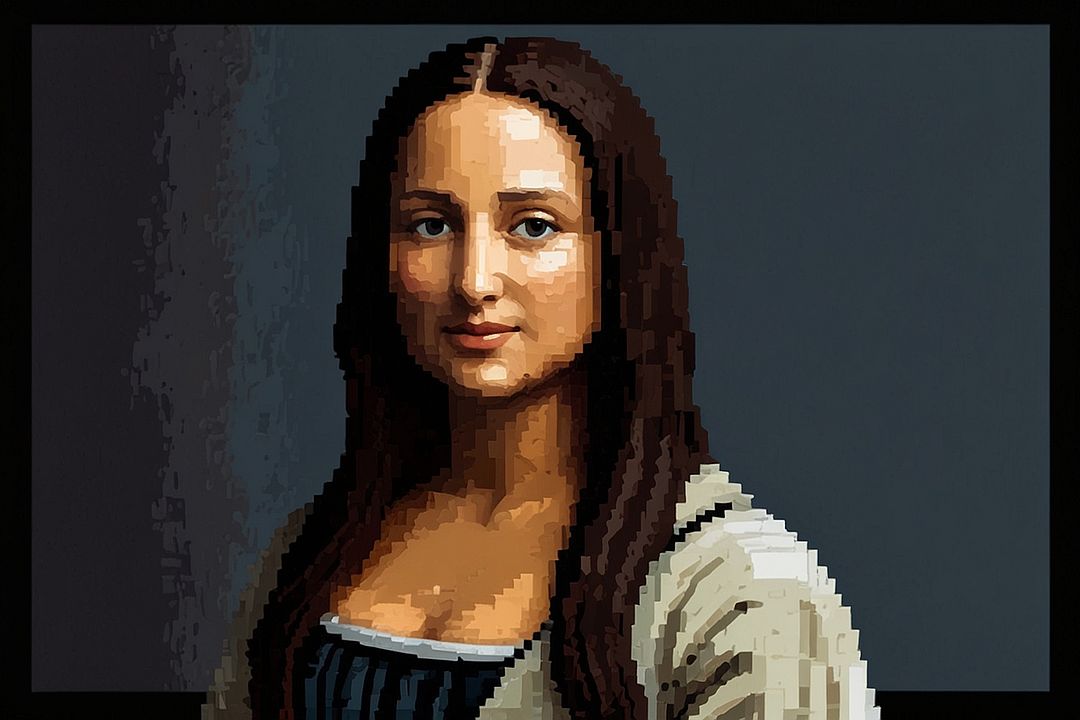 Mona Lisa Pixel Art