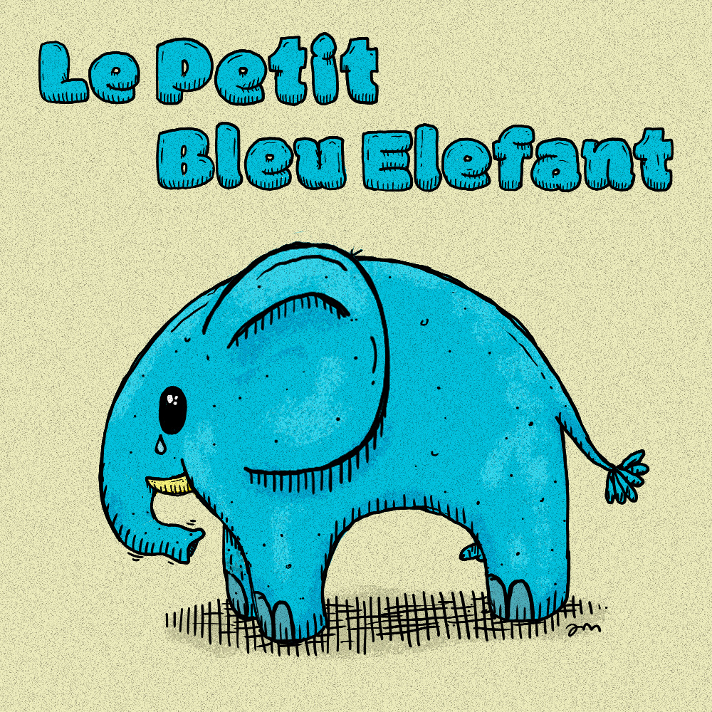 le petit bleu elefant