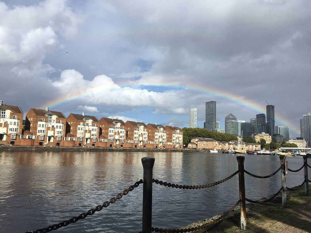 Rainbow over the Thames