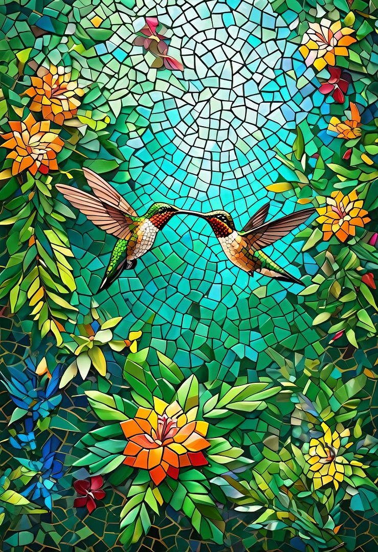 Two Hummingbirds