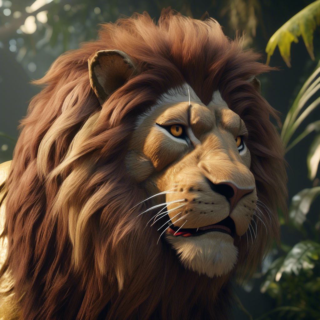 Jumanji lion