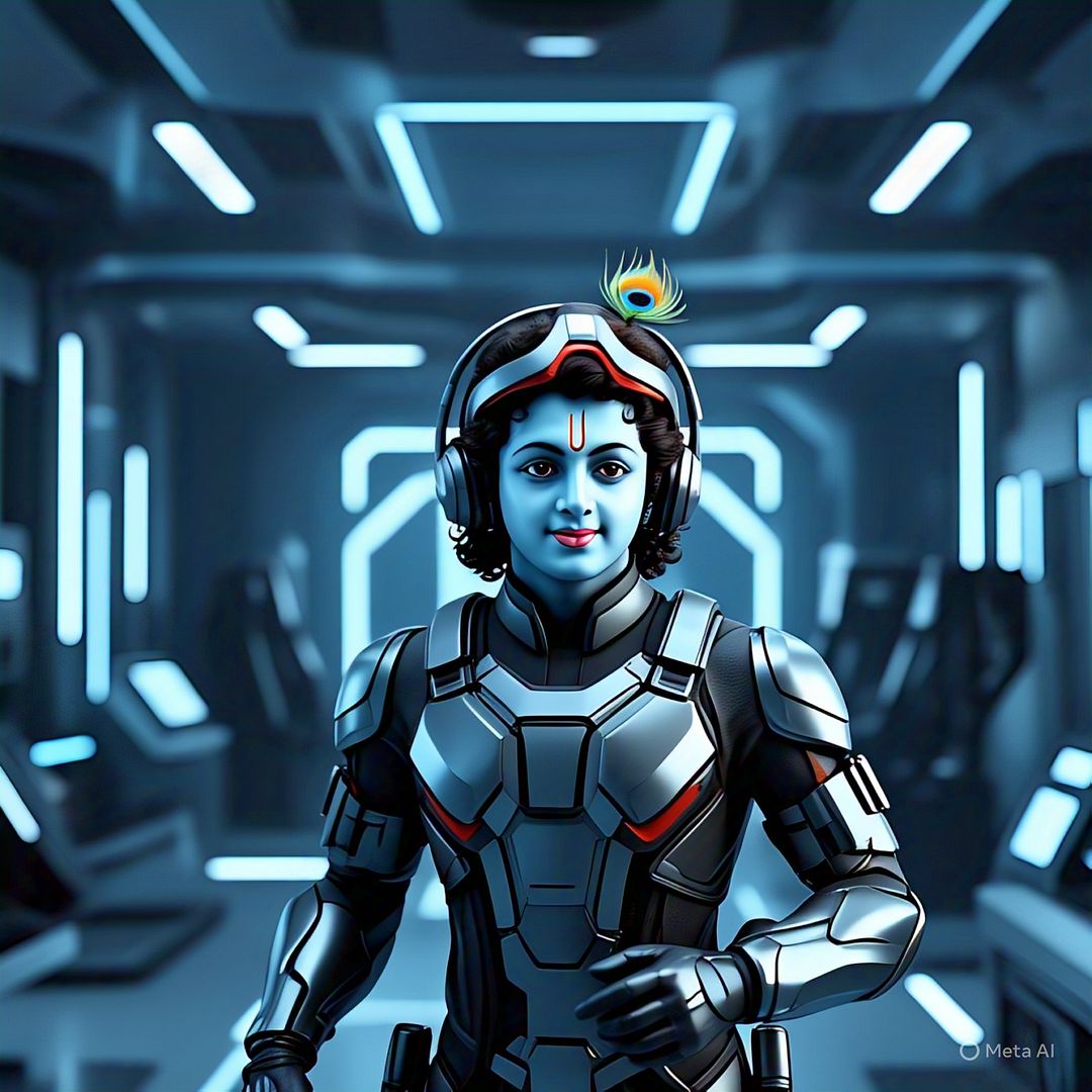 Lord Krishna cyborg
