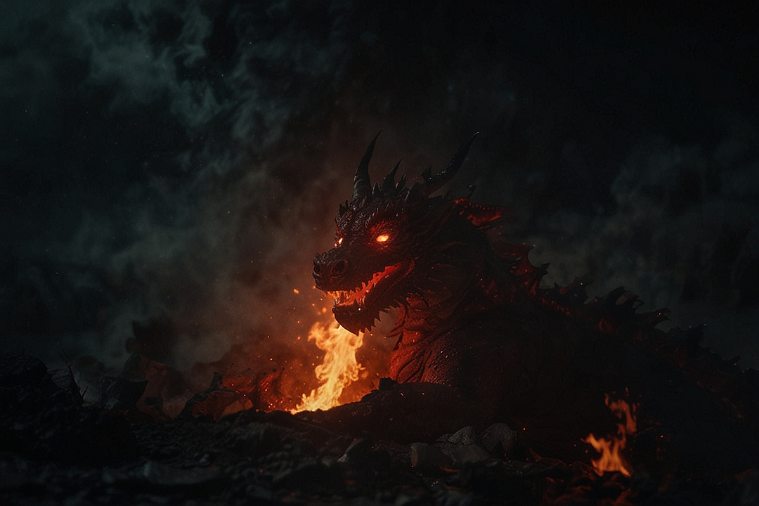 Volcano dragon