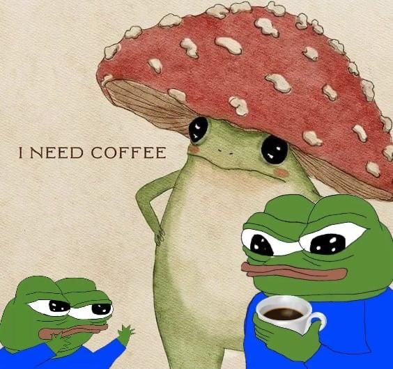 I NEED COFFEE 🍄☕