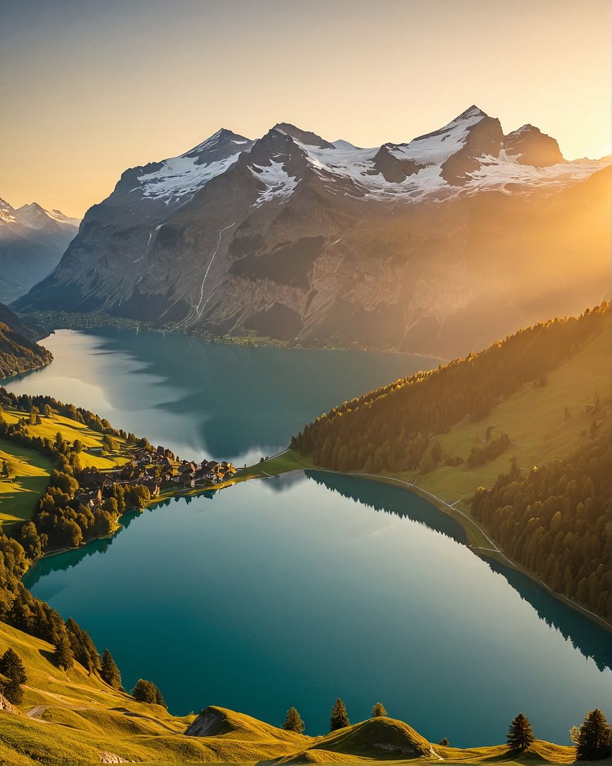 Sunrise in Switzerland