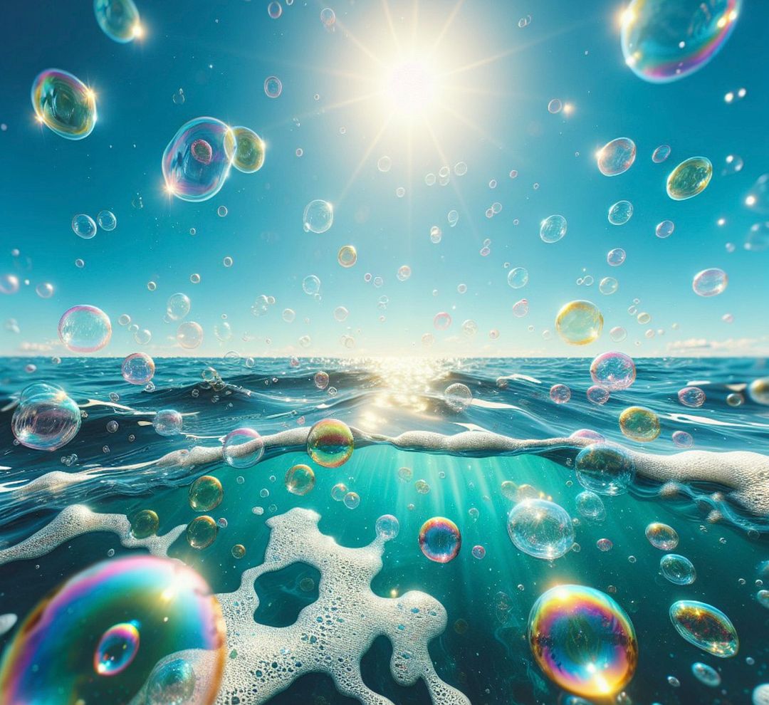 bubbles at sea