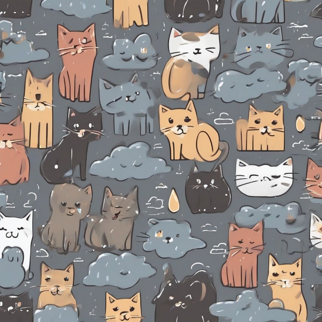 rain cats and dogs