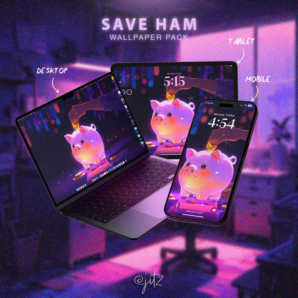 SAVE HAM | Wallpaper Pack | 3 in 1