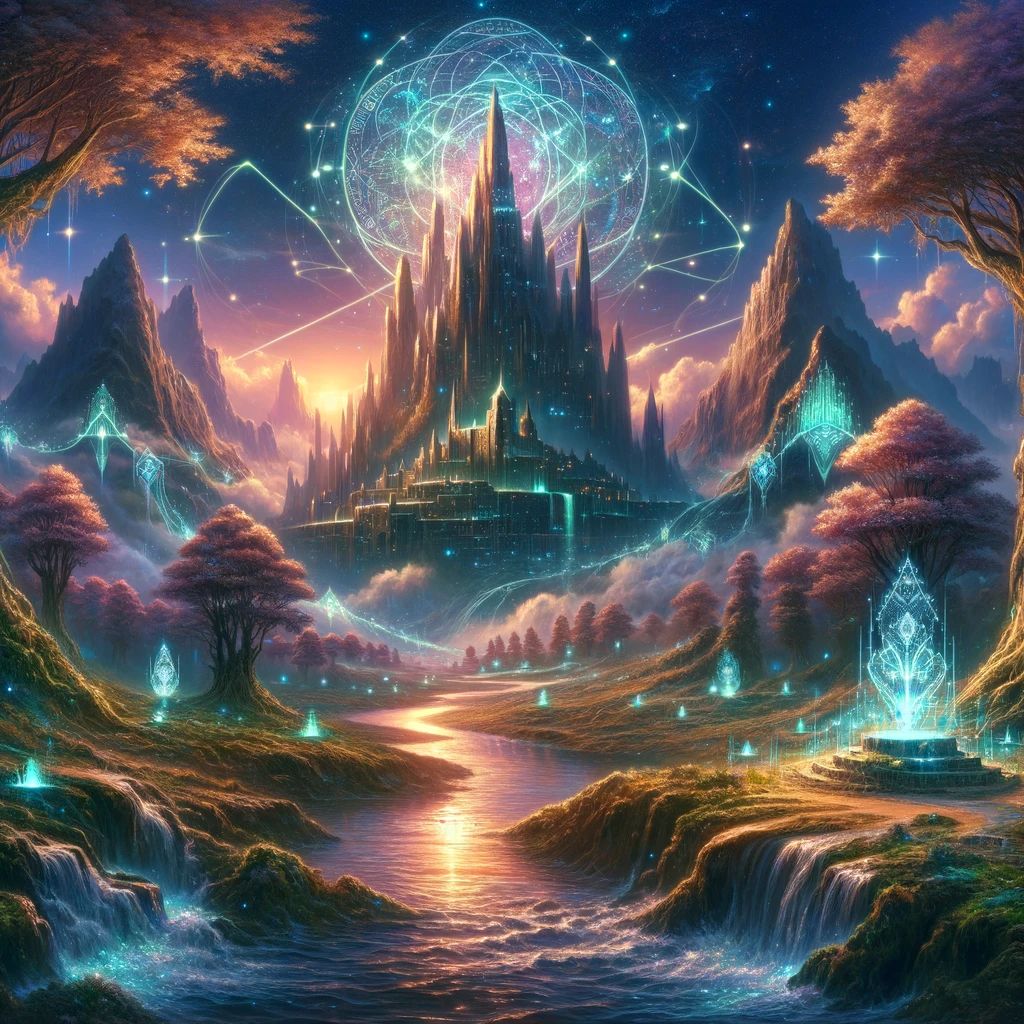 Fantasy mystical kingdom