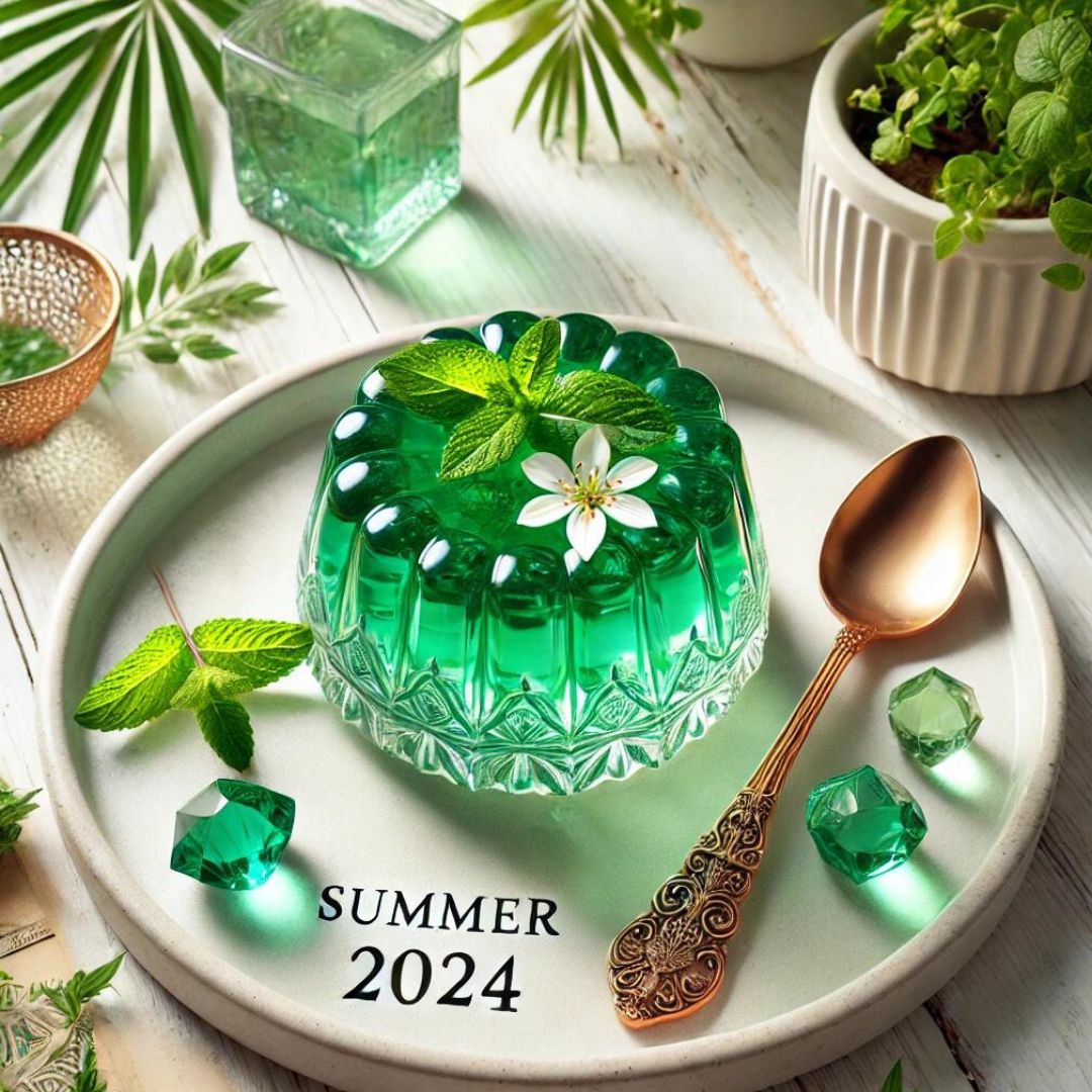 Jelly of emerald, the birthstone of May