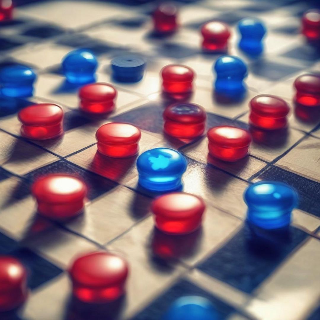 Game of checkers.