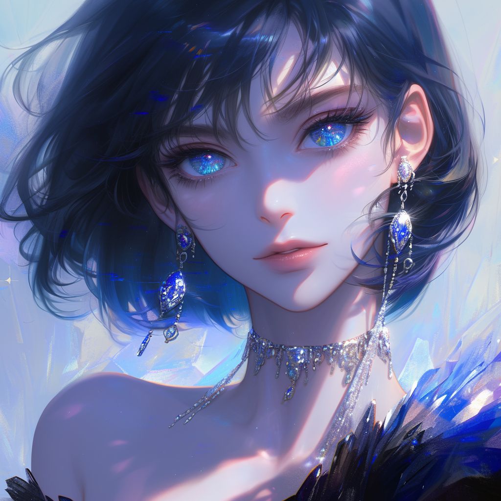 blue lady