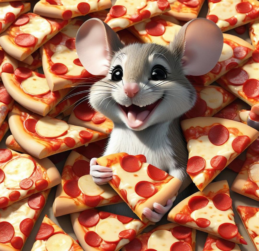 Pizza mouse