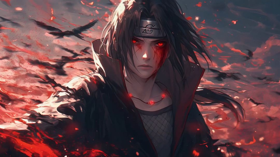 itachi-with-black-crow